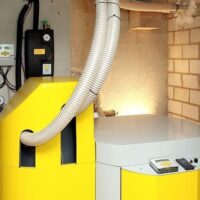 Pelletskessel in Konzen