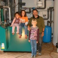 BHKW in einem Bauernhof mit Ferienwohnungen