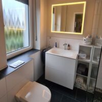 Badsanierung mir Mosaik Dusche